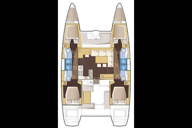 Lagoon 450 F - 4 + 2 cab., Murter